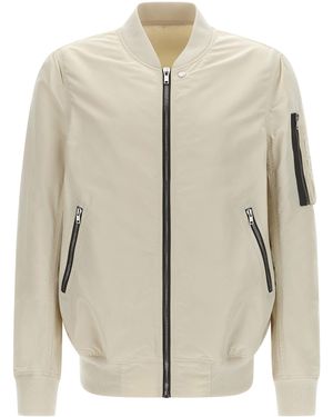 Rick Owens Flight Bomber Jacket - Natural