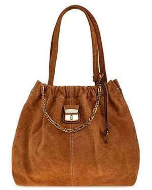 Marc Jacobs Tote Bag Suede Cow Leather Tote-Bags - Brown