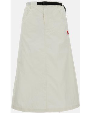 The North Face Nylon Skirt With Belt - White