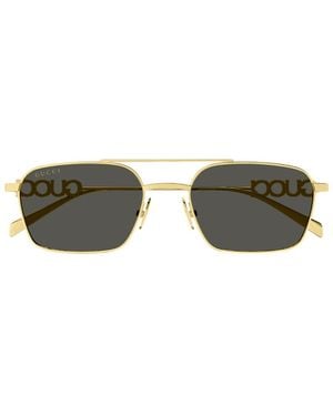 Gucci Gg1804S Linea Name Of Brand Metallo Sunglasses - Brown