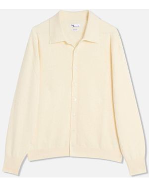Doppiaa Aars Wool Shirt With Long Sleeve - White