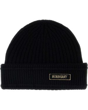 Burberry Wool Beanie - Black