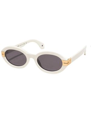 Palm Angels Sunglasses Oval Full Rim, Frame And Lens Peri094Harmony0107 - Metallic