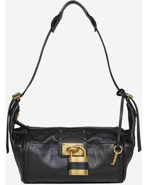 Chloé Leather Shoulder Bag Paddington - Black