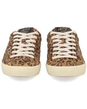 Autry Sneakers Windscape Low Leather Sneakers - Natural