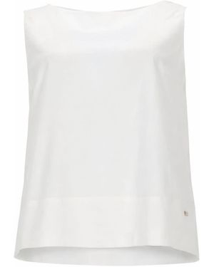 Herno Top Con Dettaglio Fiocchi - White