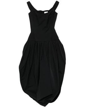 Magda Butrym Pleated Dress - Black