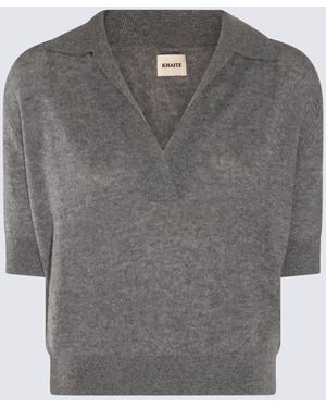 KHAITE T-Shirts And Polos _Ws Ea - Grey