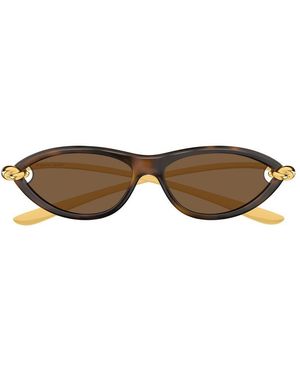 Bottega Veneta Sunglasses Havana- Injection Eyewear - Black