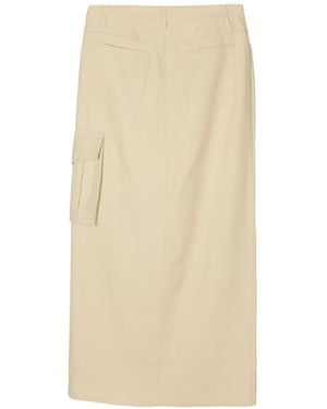Filippa K Crepe Cargo Skirt - Natural