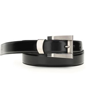 Versace Leather Belt - White