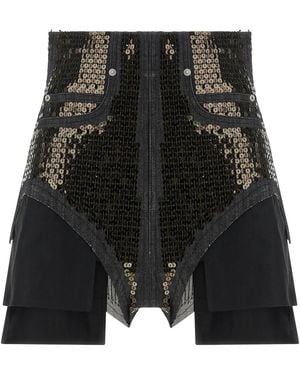 Rick Owens Cotton Bermuda Shorts - Black