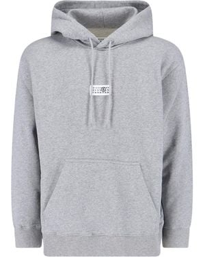 MM6 by Maison Margiela Numeric Hoodie - Gray