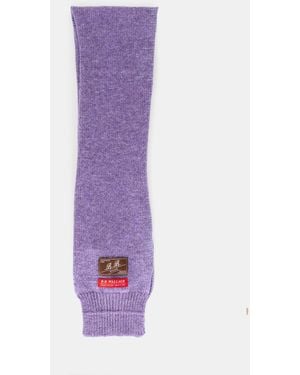 B.B. Wallace Katz Shetland Wool Scarf Scarfs - Purple