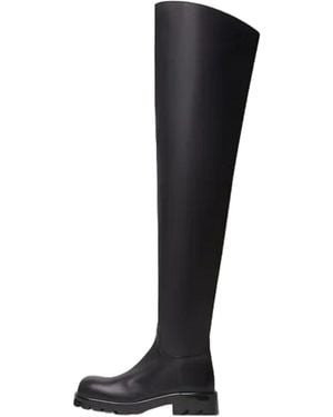 Bottega Veneta Strut Over-The-Knee Boots - Black