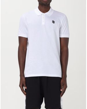 DSquared² Tennis Fit D2 Logo Polo Shirt - White