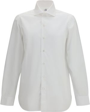 Finamore 1925 170 A 2 Tailored Shirt Cotton - White