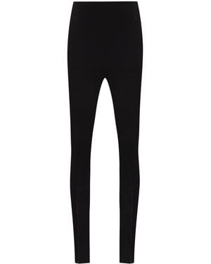 Wardrobe NYC Front Zip Leggings - Black