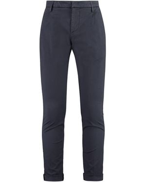 Dondup Gaubert Cotton Chino Pants Chinos - Blue