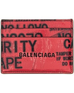 Balenciaga Wallets & Cardholders - Red