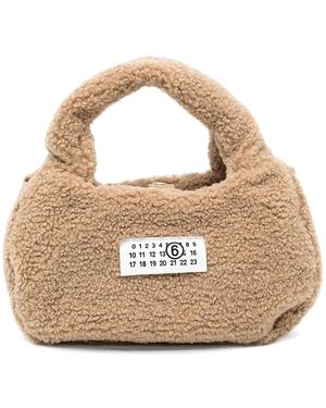 MM6 by Maison Margiela Mm6 Maison Margiela Quilted Tech Fabric Crossbody Bag - Natural