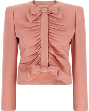 Valentino Garavani Crispy Wool Jacket - Pink