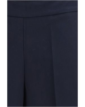 Avenue Montaigne Grace Tropical Trousers Polyester; Viscose; Elastane - Blue