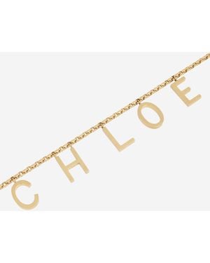 Chloé Chain Belt Brass - Metallic