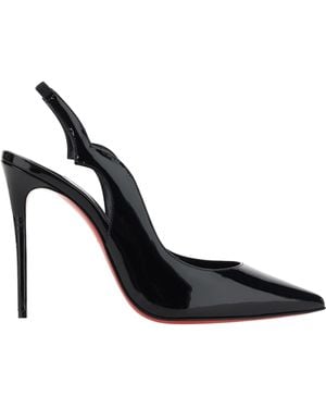 Christian Louboutin Slingback Court Shoes - Black