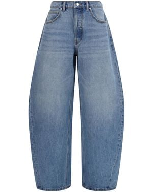 Alexander Wang Crystal Balloon Jeans Cotton - Blue