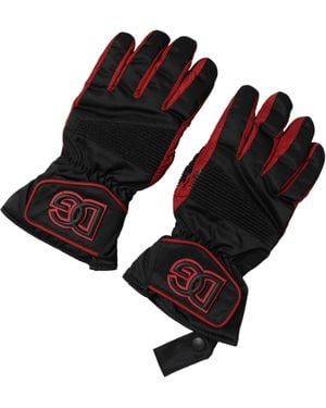 Dolce & Gabbana Nylon Wrist Length Mitten Gloves And Pa+Pl+Pu - Black