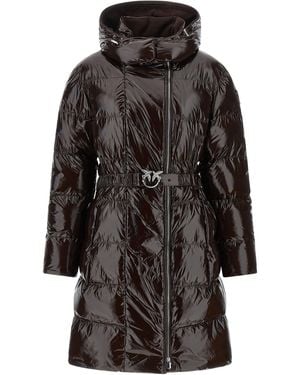 Pinko Love Birds Down Jacket - Black