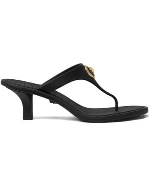 Versace Alia Thong Sandals - Black