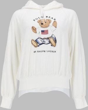 Polo Ralph Lauren Sweatshirt Polo Bear Cotton Sweatshirts - White