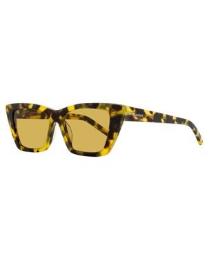 Saint Laurent Mica Sunglasses Sl 276 037 53Mm Ysl Plastic (Acetate) - Black