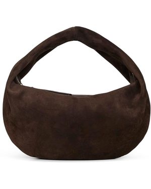 KHAITE Dark Medium Olivia Hobo Shoulder Bag - Brown