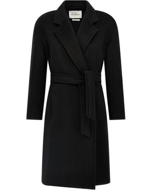 Max Mara Double Cashmere Coat - Black