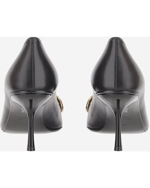 Gucci Leather Pumps Boulevard - Gray