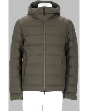 Monobi Padded Hooded Jacket Polyamide - Green