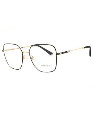 Jimmy Choo Jimmy Choo 0Jc2001B Metal Square Frame Eyeglasses - Black