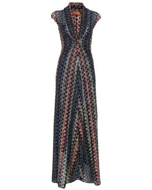 Missoni Torchon Raschel Maxi Dress - White