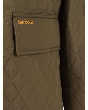 Barbour Kirby Quilted Jacket Polyester Heavy - Green