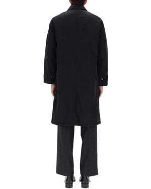 sunflower Relaxed Coat Nylon Trench & Raincoats - Black