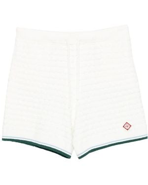 CASABLANCA Neutrals Shorts - White