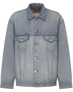 Balenciaga Coats Cotton - Blue