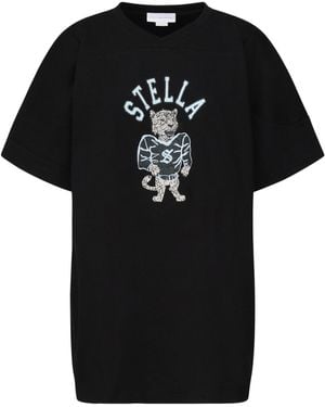 Stella McCartney Printed Varsity T-Shirt - Black