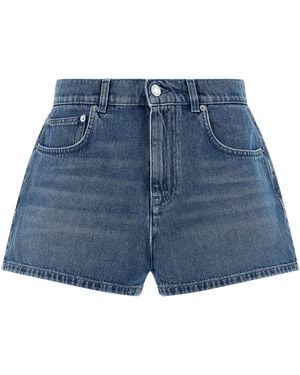 Moschino 'Heart' Shorts - Blue