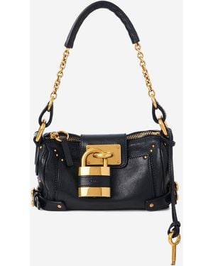 Chloé Small Paddington Leather Bag - Black