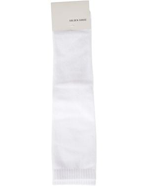 Golden Goose Ribbed Ankle Socks - White