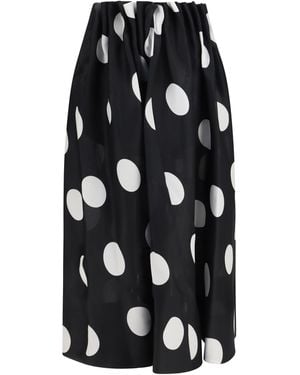 KHAITE Riley Skirt Silk - Black